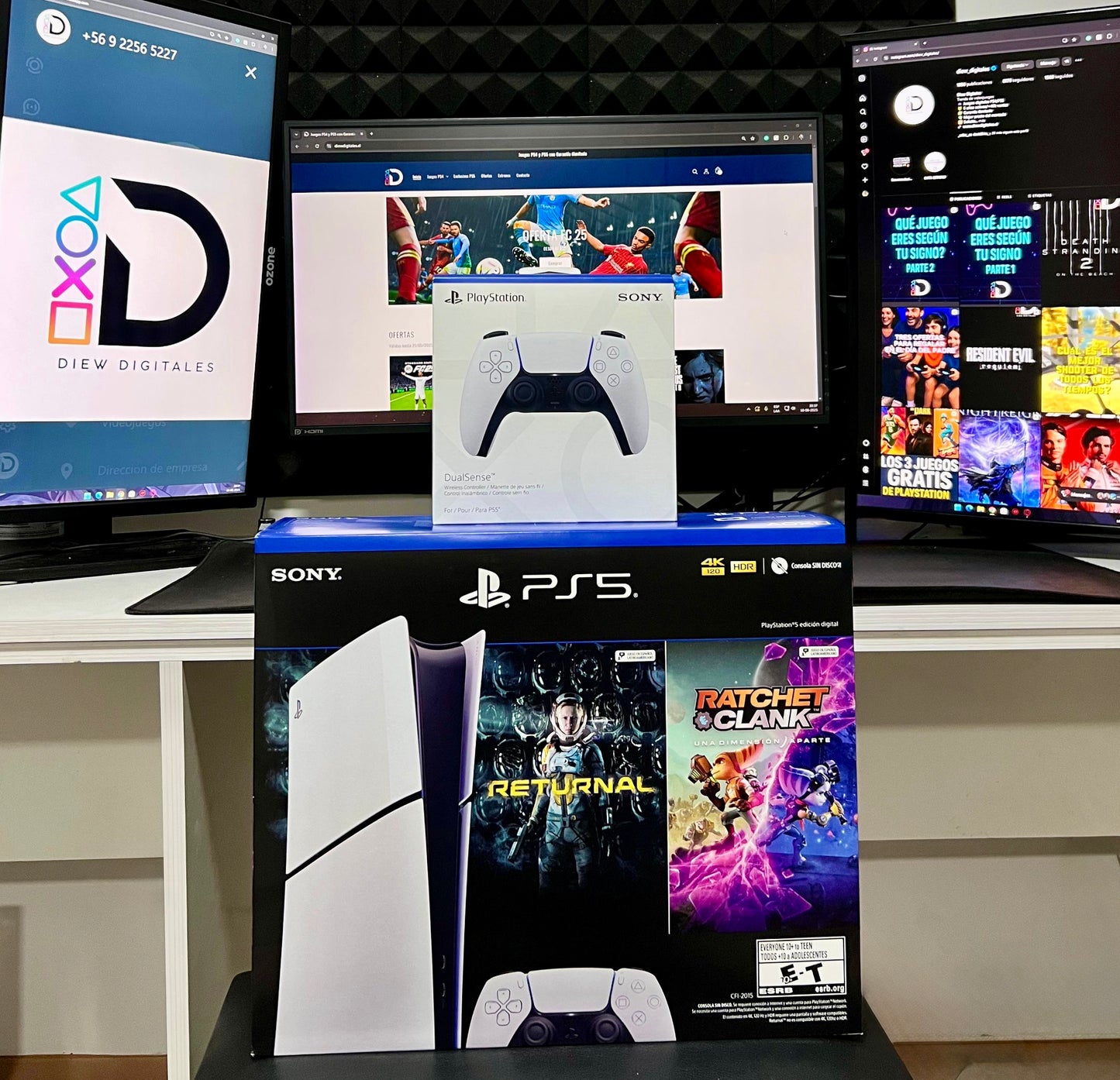 Ticket sorteo PS5