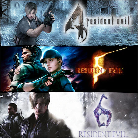 Resident Evil 4 + 5 + 6 (Triple pack)